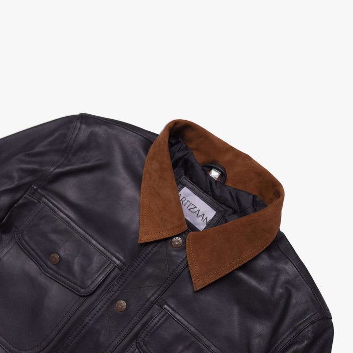 Suède Noir | Suede and Black Nappa - Artizaan