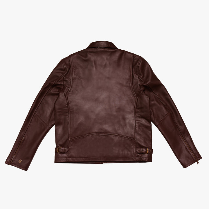 Brown Hamilton Jacket - Full Grain Mens Leather Jacket