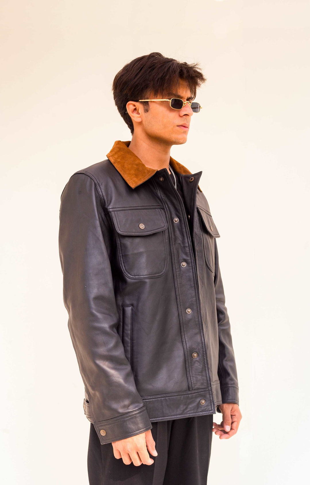 Suède Noir | Suede and Black Nappa - Artizaan