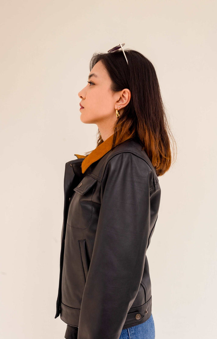 Suède Noir | Suede and Black Nappa - Artizaan