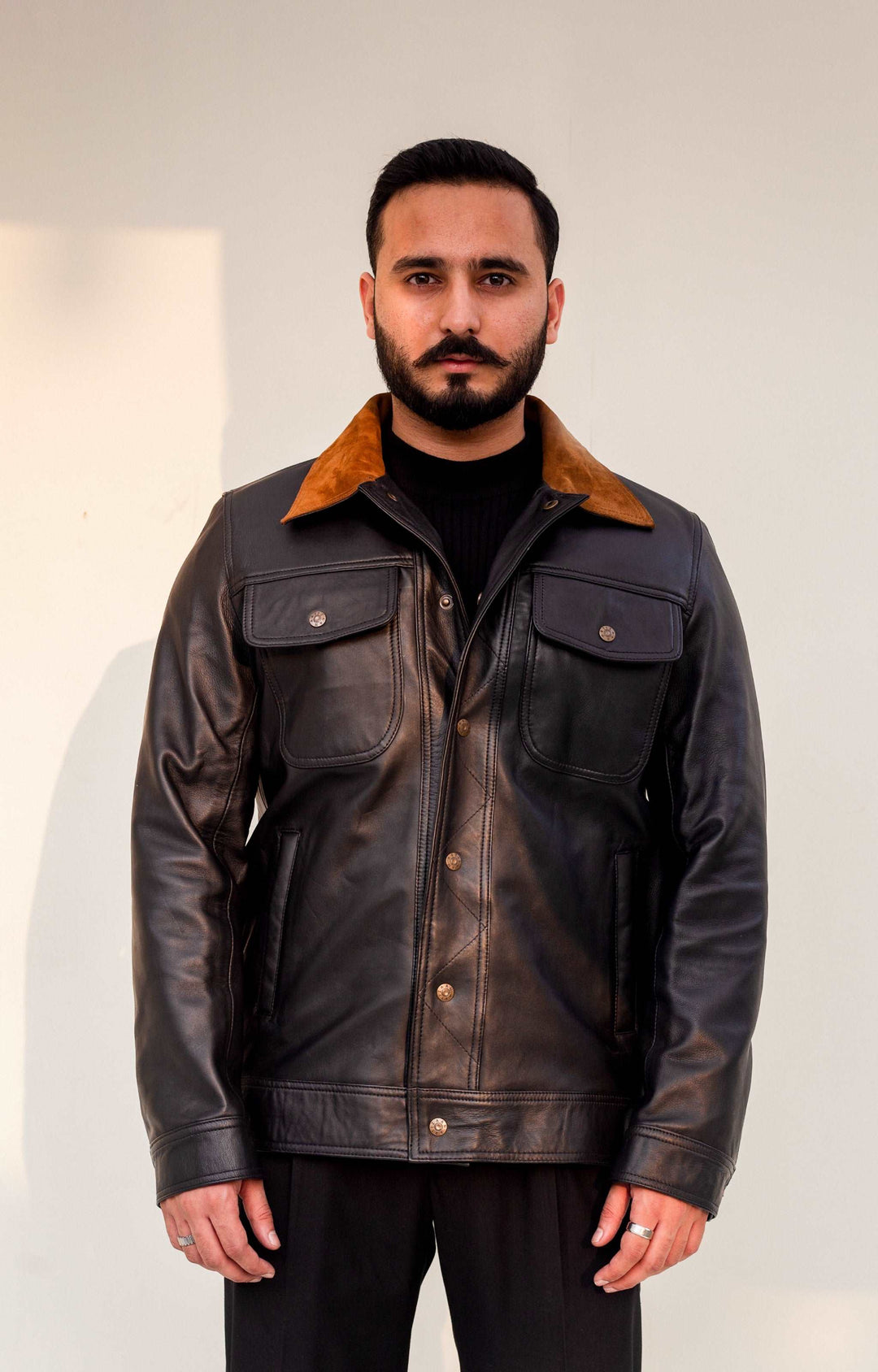 Suède Noir | Suede and Black Nappa - Artizaan